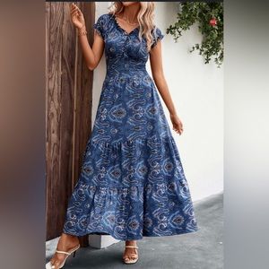 Long dress blue*